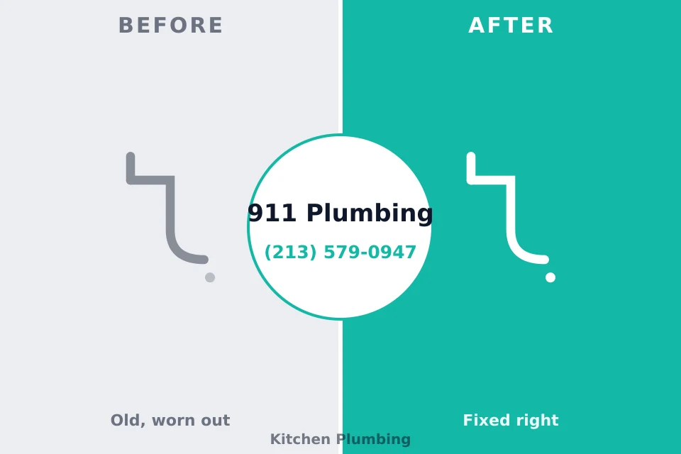 Before and after: plumbing repair Quail Creek, TX